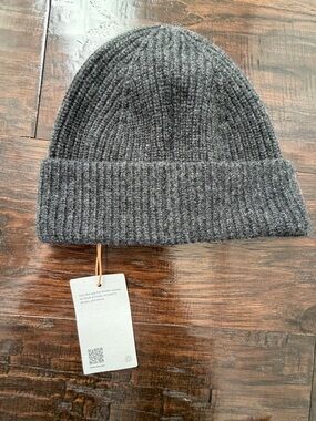 Classic Knit Beanie - Charcoal Gray
